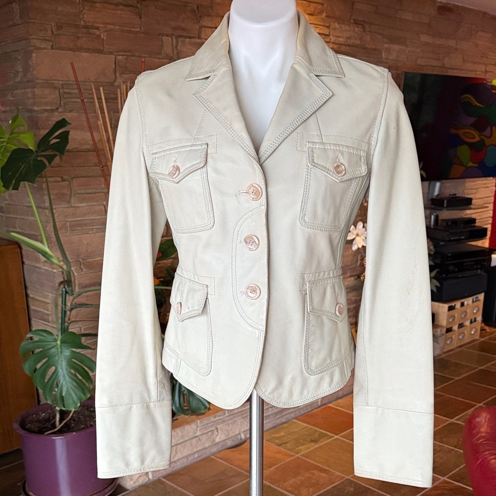 Guess Women's Beige Blazer Jacket